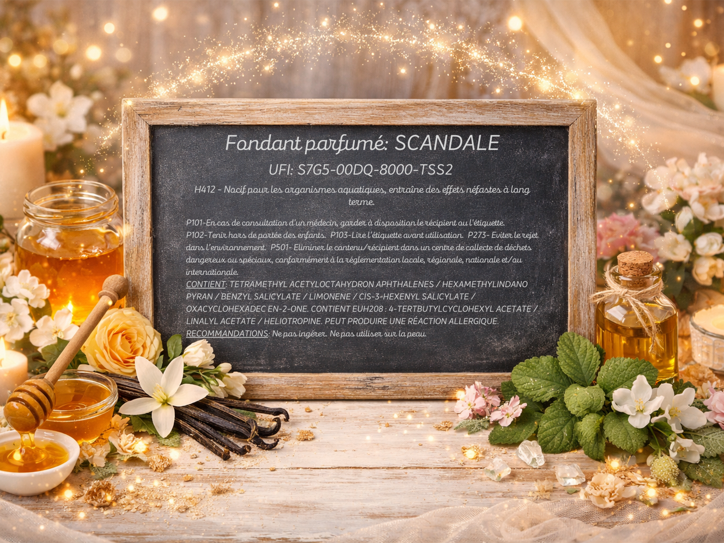 Fondant parfumé individuel - Scandale
