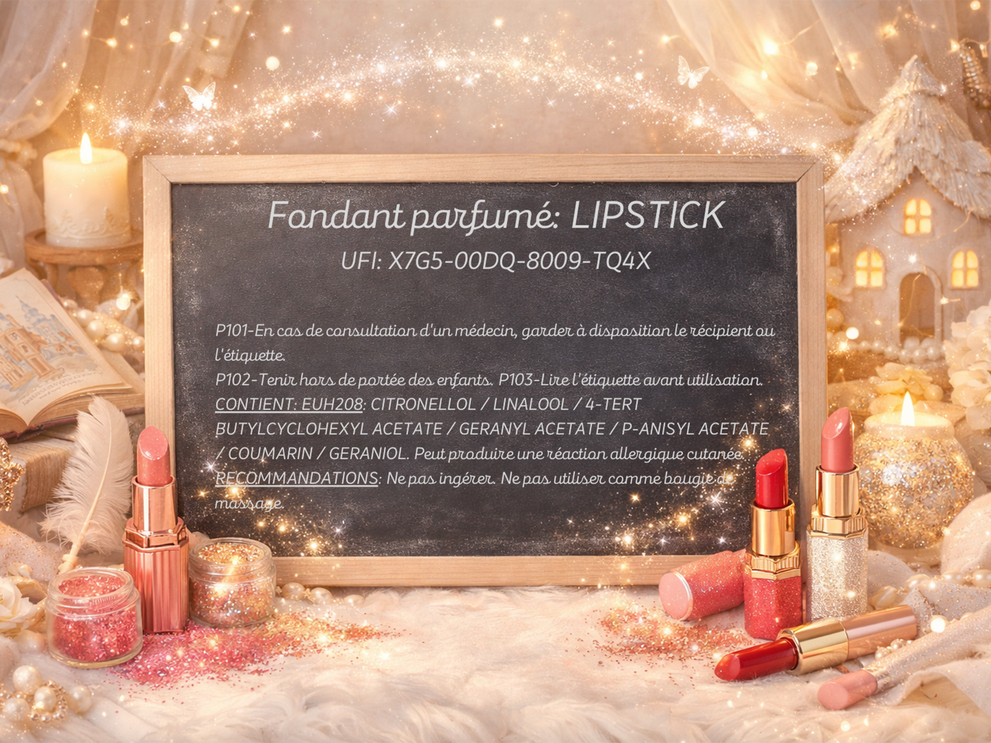 Fondant parfumé individuel - Lipstick