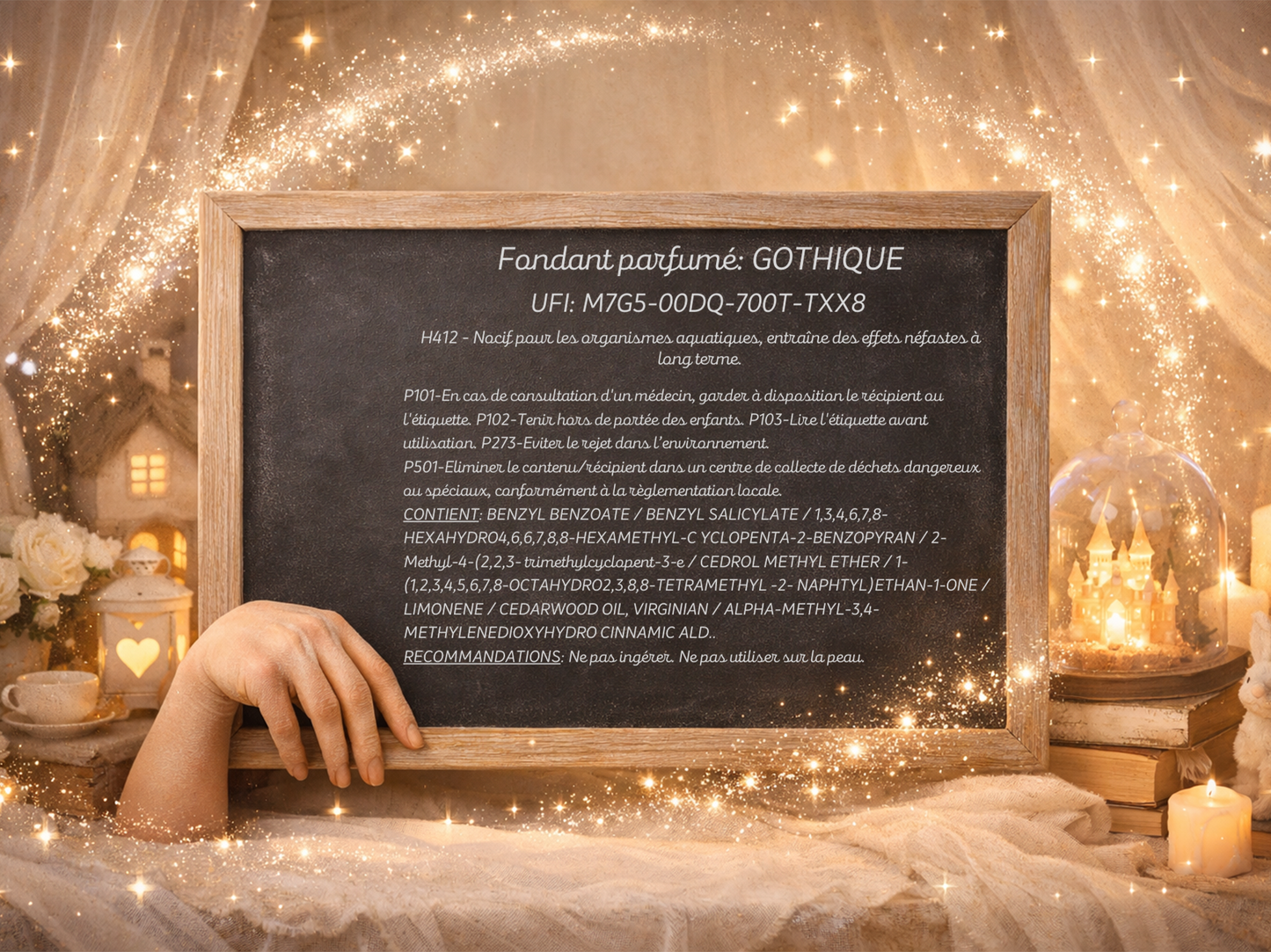 Fondant parfumé individuel - Gothique