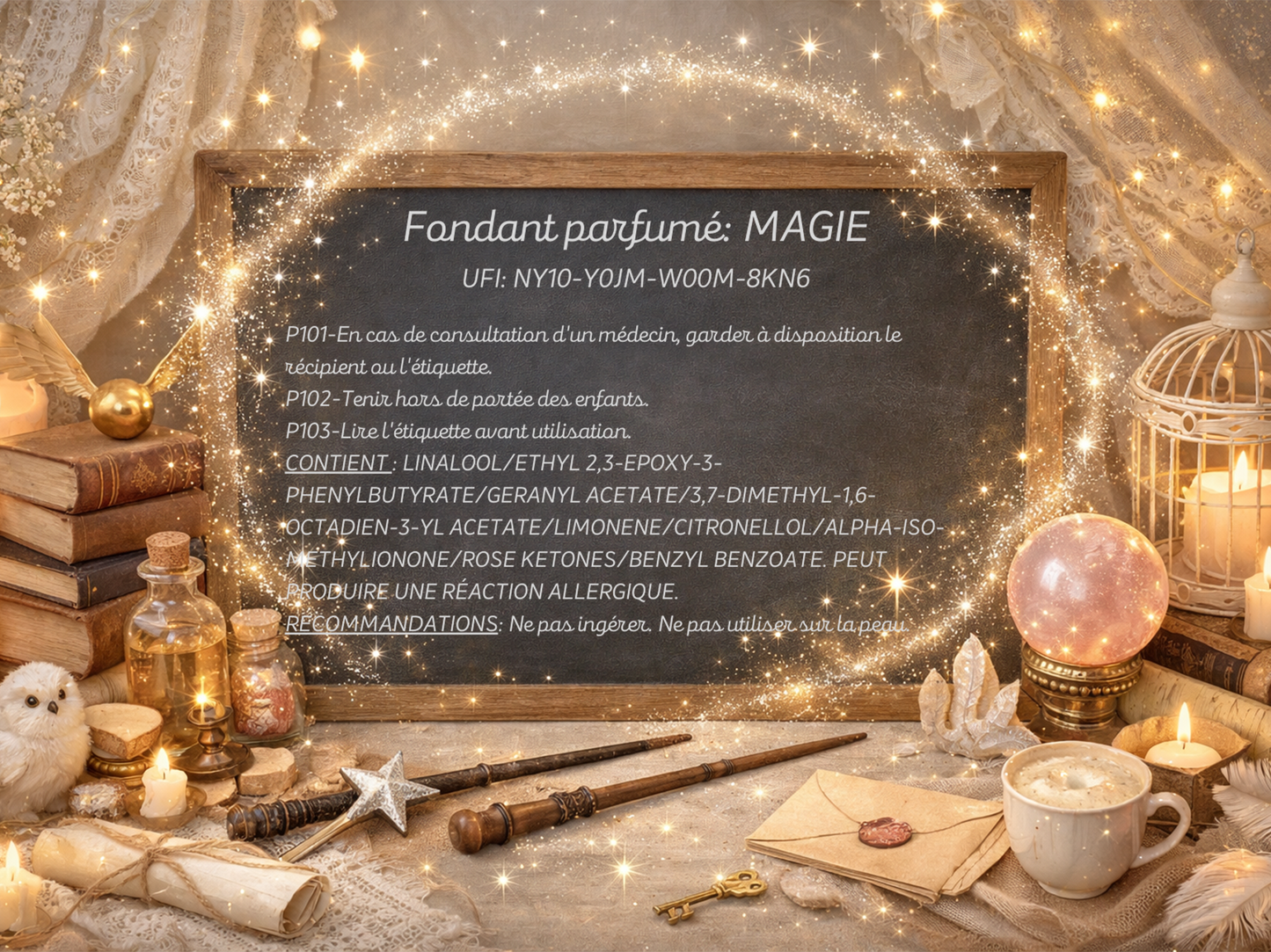Fondant parfumé individuel - Magie