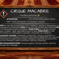 Fondant parfumé individuel - Cirque macabre