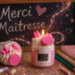Bougie Parfumée Personnalisée « Merci Maître / Merci Maîtresse » ✨