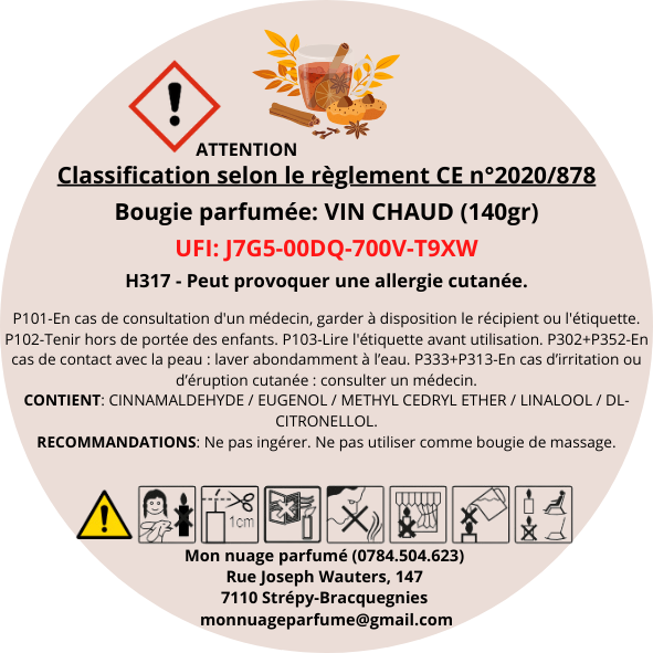 VIN CHAUD (gamme Noël)