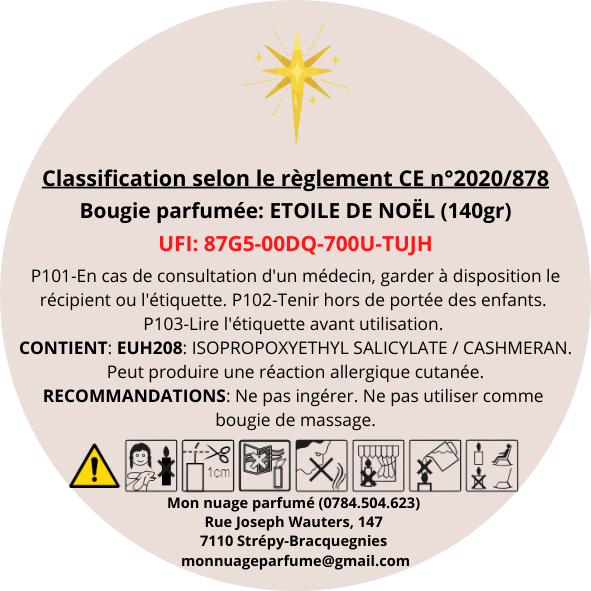 ETOILE DE NOËL (gamme Noël)