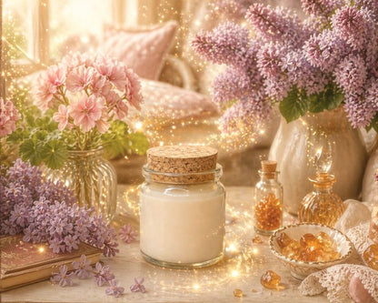 🕯️ Bougie parfumée classique - Lilas noir