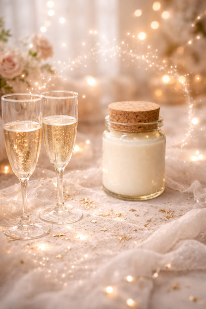🕯️ Bougie parfumée classique - Coupe de champagne