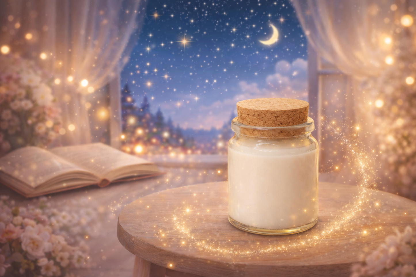 🕯️ Bougie parfumée classique - Nuit étoilée