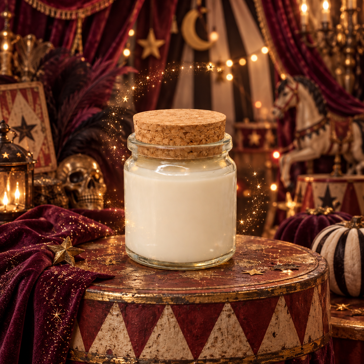 🕯️ Bougie parfumée classique - Cirque macabre