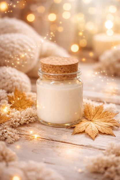 🕯️ Bougie parfumée classique - Erable doré et musc