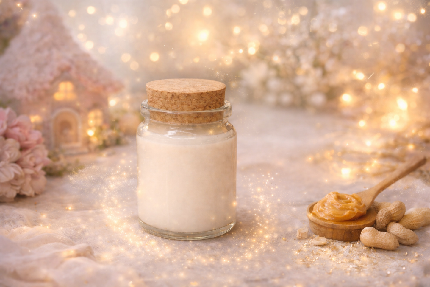 🕯️ Bougie parfumée classique - Beurre de cacahuète
