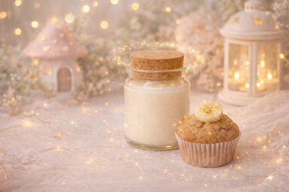 🕯️ Bougie parfumée classique - Muffin banane