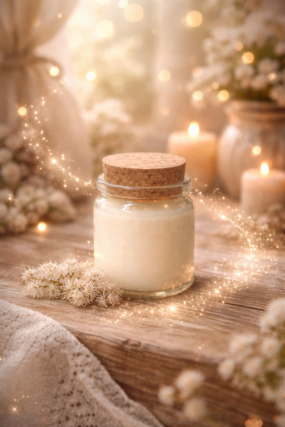 🕯️ Bougie parfumée classique - Musc blanc