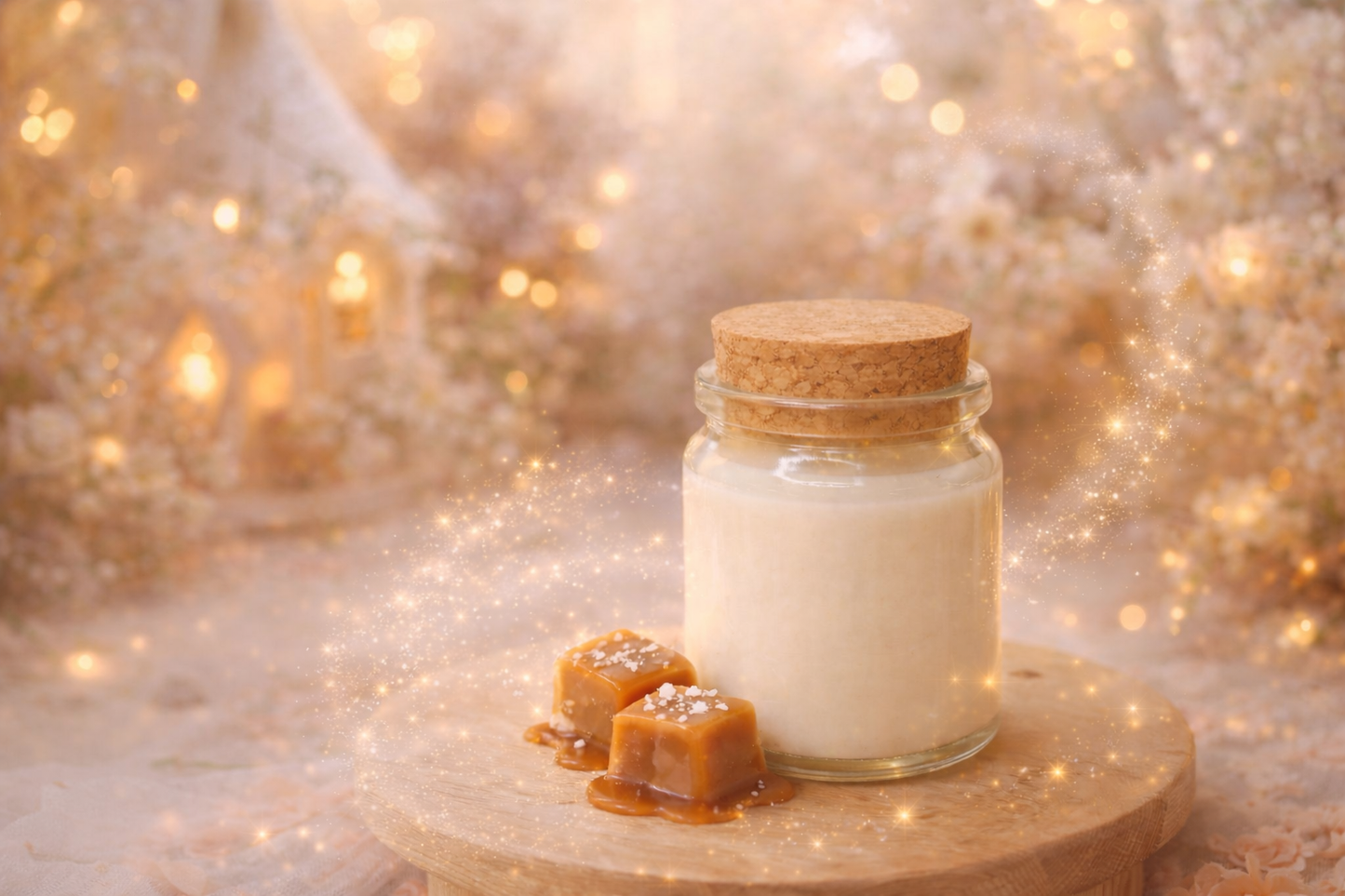 🕯️ Bougie parfumée classique - Caramel beurre salé