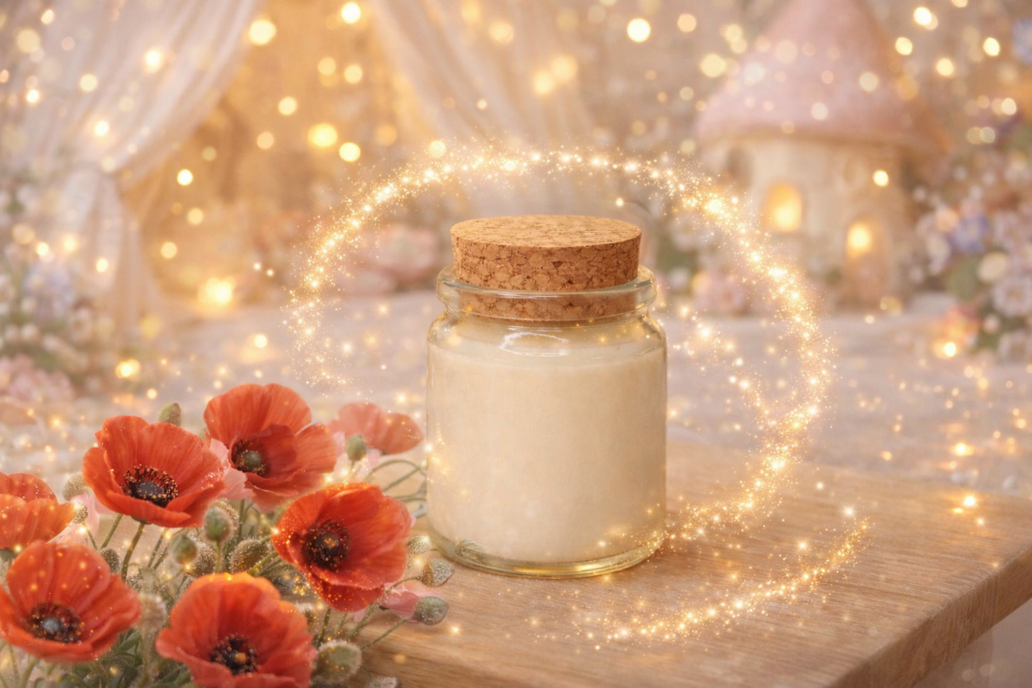 🕯️ Bougie parfumée classique - Coquelicot