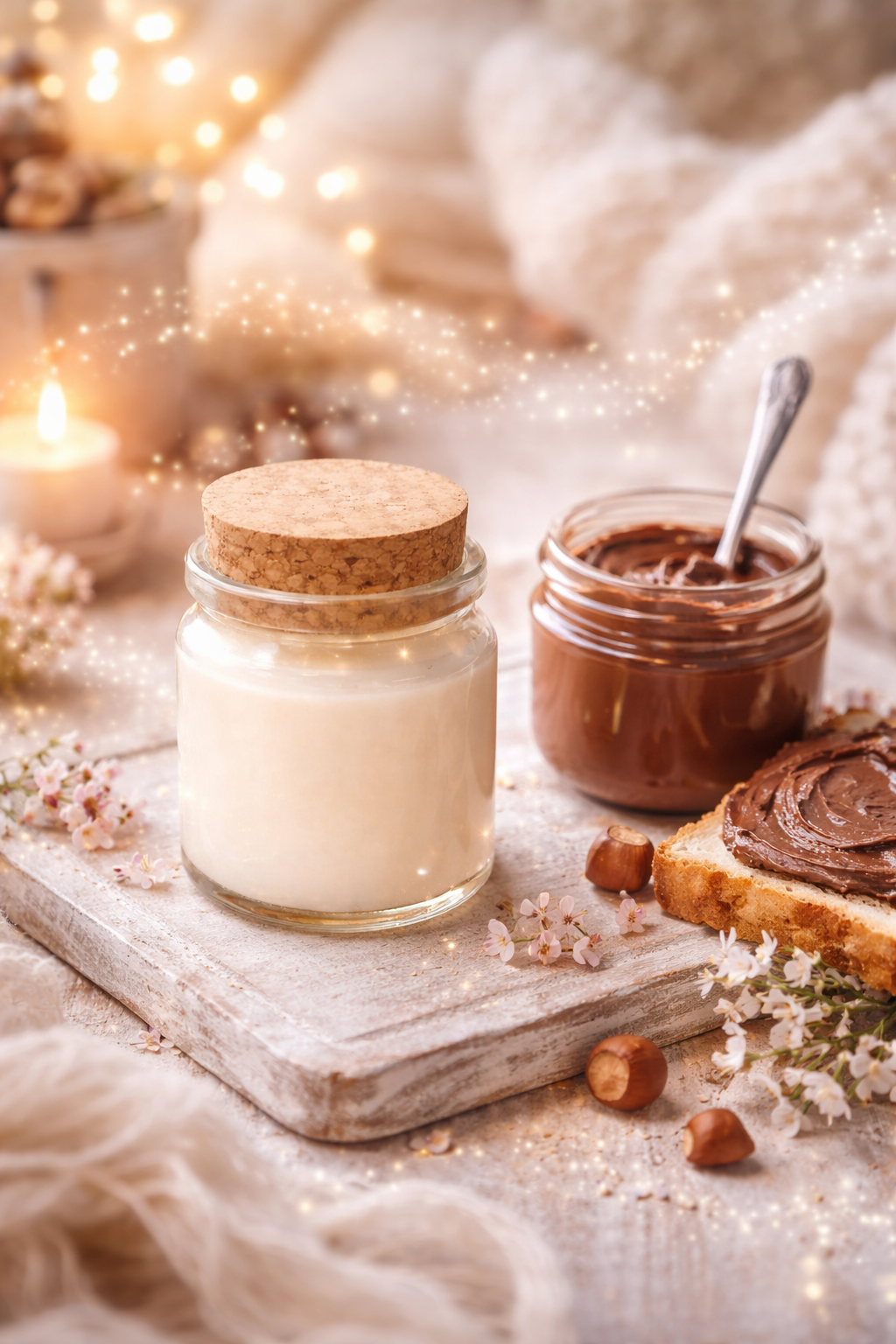 🕯️ Bougie parfumée classique - Pâte à tartiner