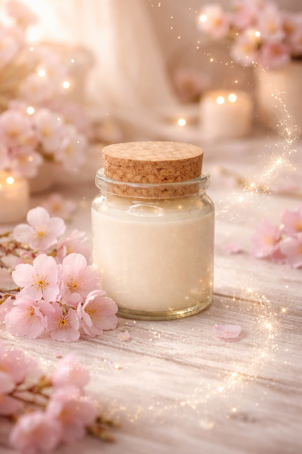 🕯️ Bougie parfumée classique - Sakura