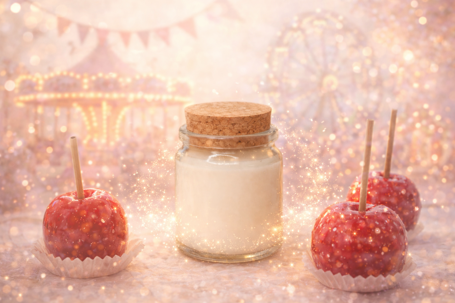 🕯️ Bougie parfumée classique - Pomme d'amour