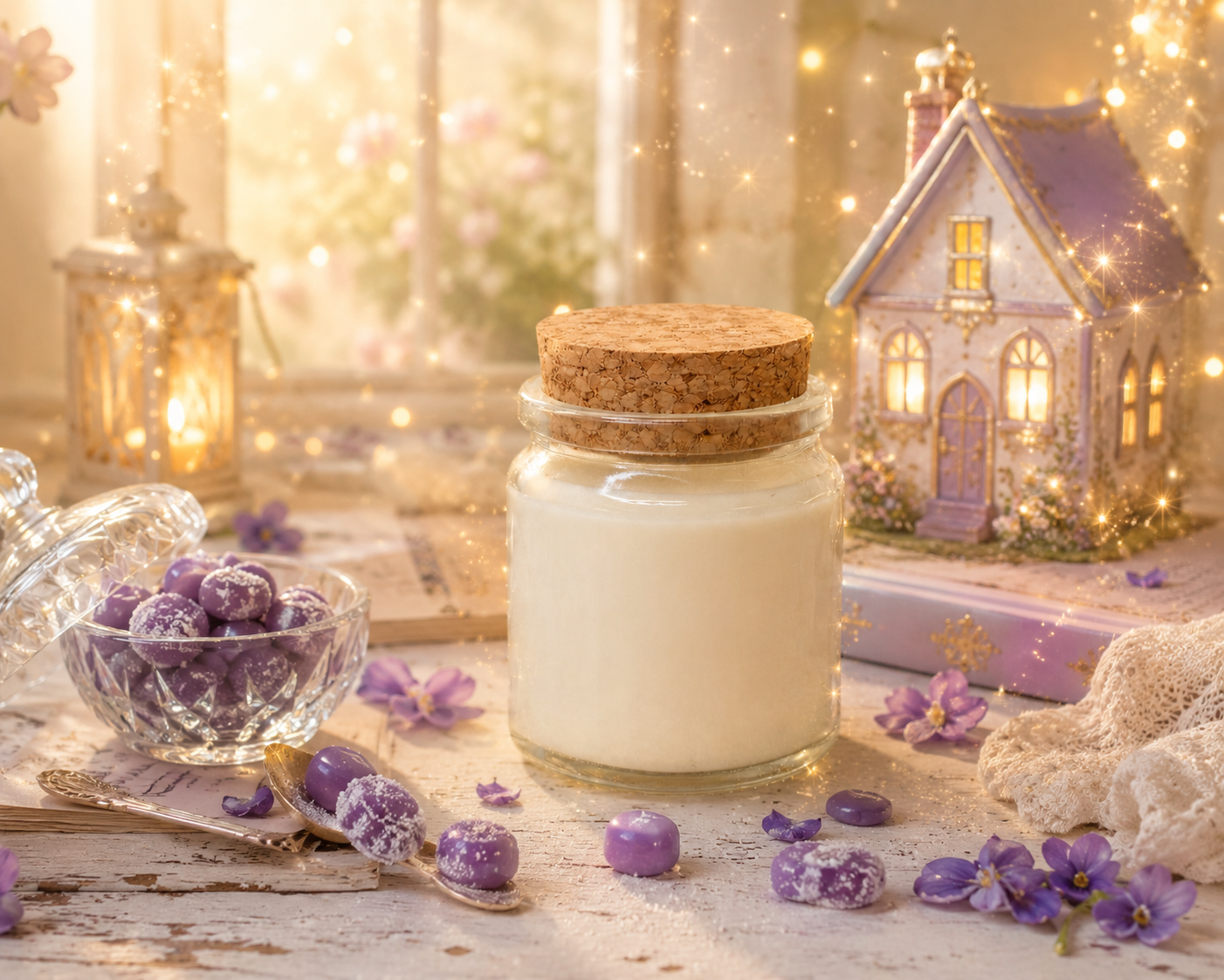 🕯️ Bougie parfumée classique - Violette