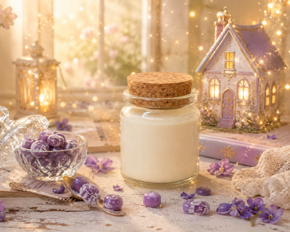 🕯️ Bougie parfumée classique - Violette