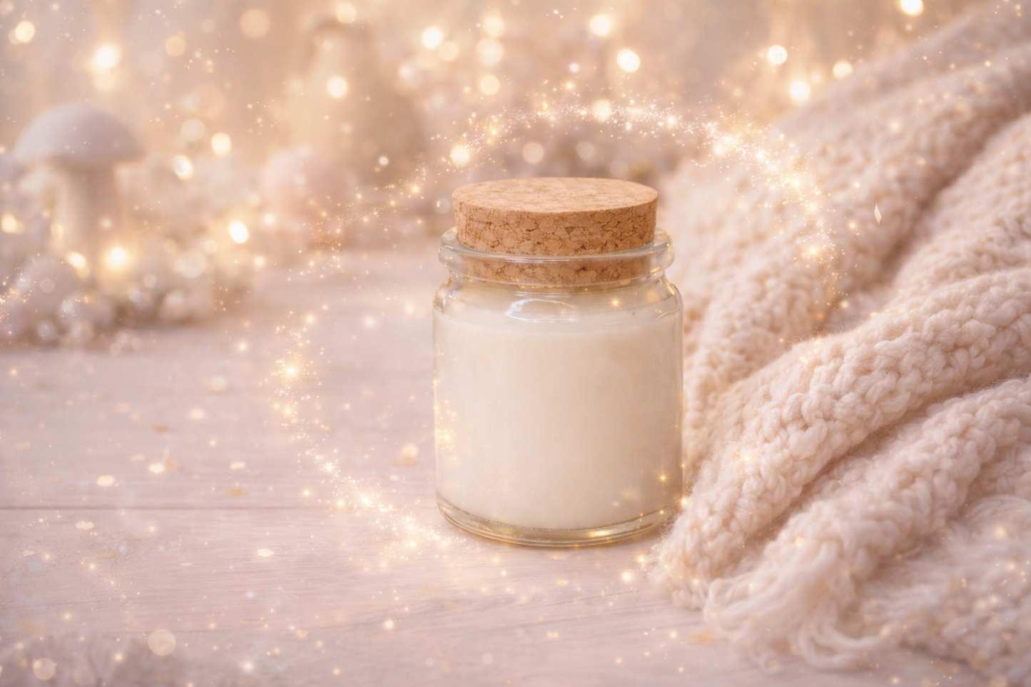 🕯️ Bougie parfumée classique - Plaid douillet