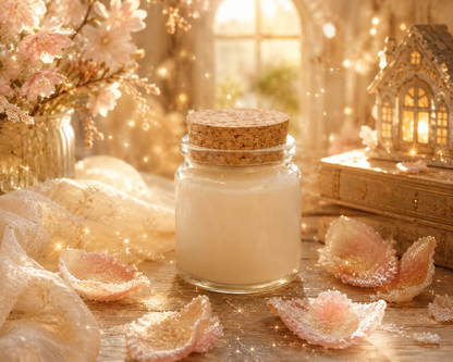 🕯️ Bougie parfumée classique - Pétales de sucre