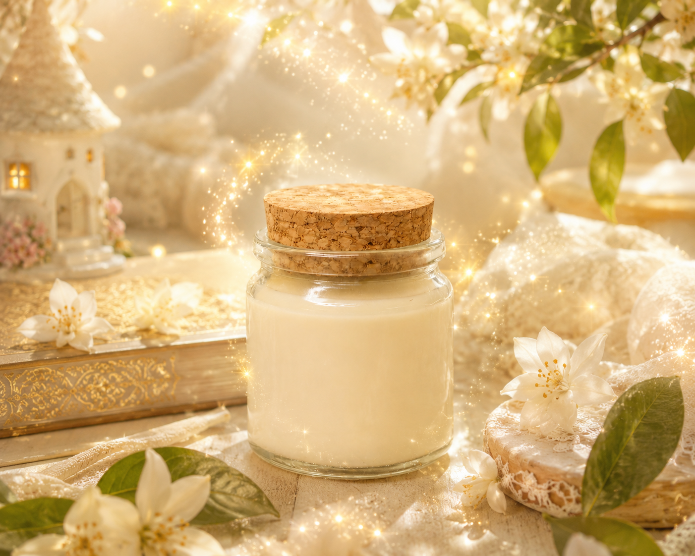 🕯️ Bougie parfumée classique - Fleur d'oranger