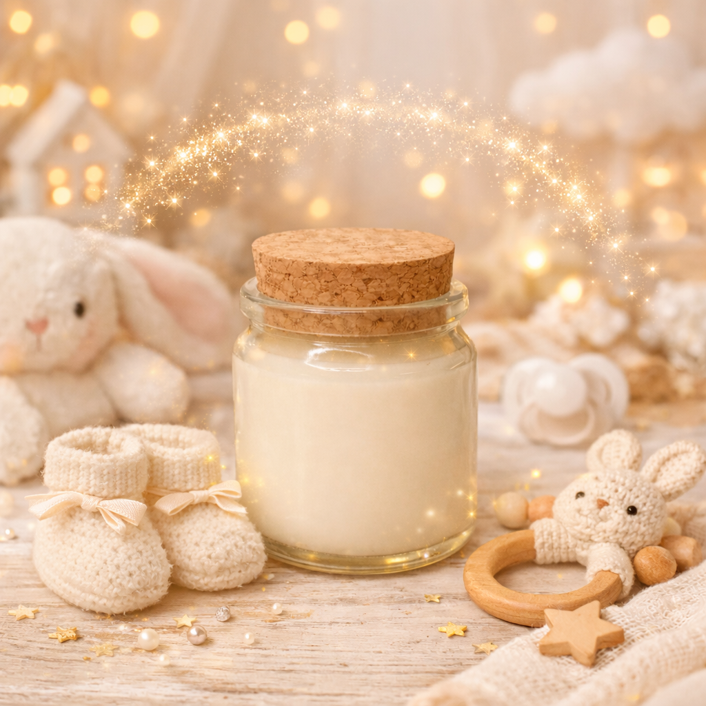 🕯️ Bougie parfumée classique - Nouveau né