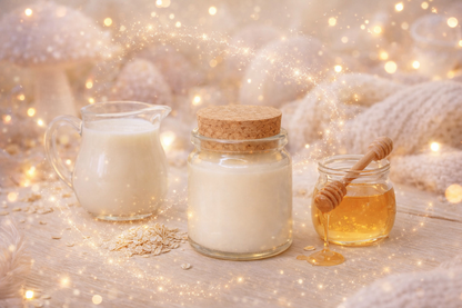 🕯️ Bougie parfumée classique - Lait d'avoine et miel