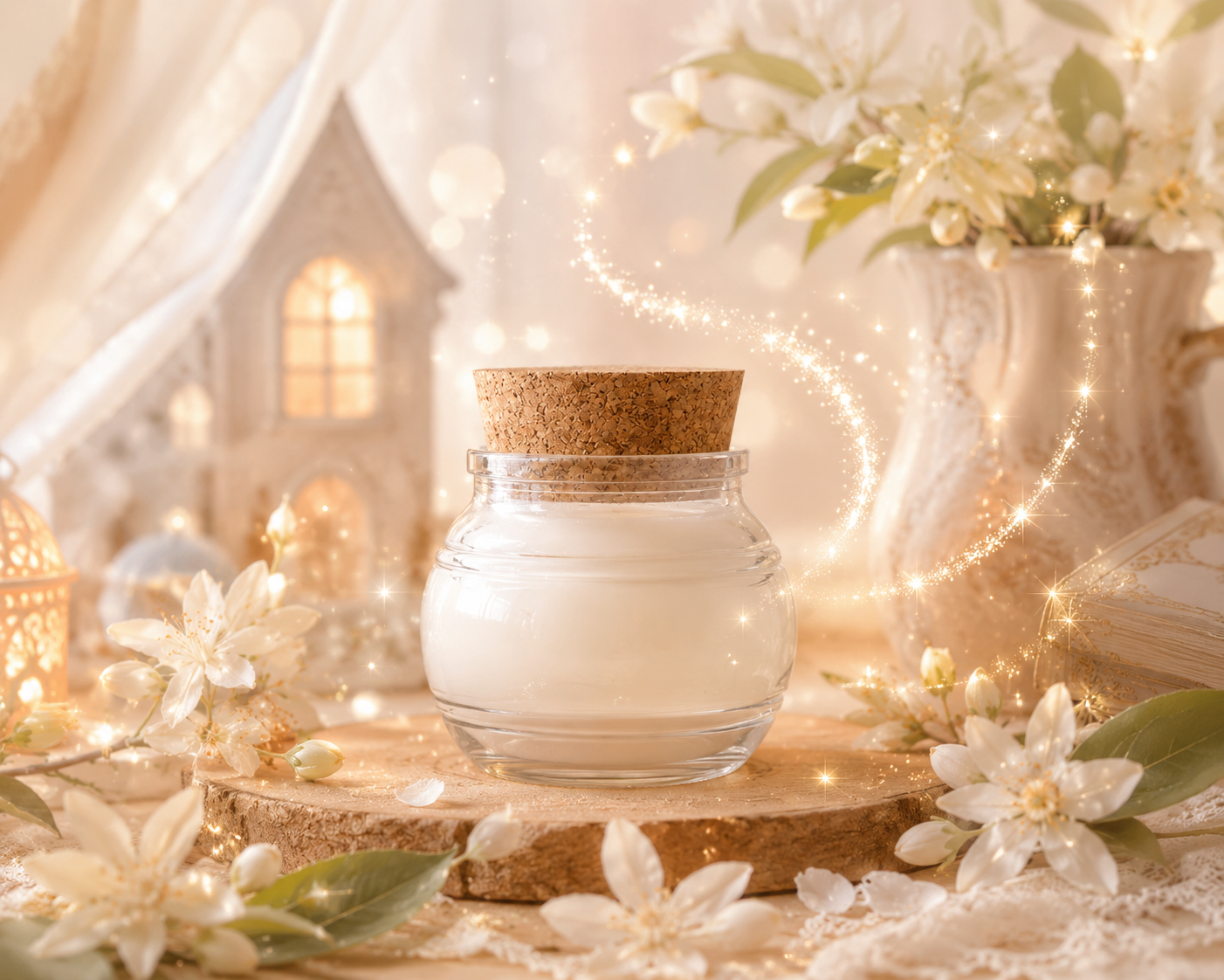 🕯️ Bougie parfumée classique - Fleur d'oranger
