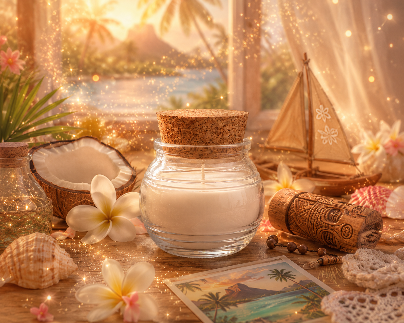 🕯️ Bougie parfumée classique - Tahiti