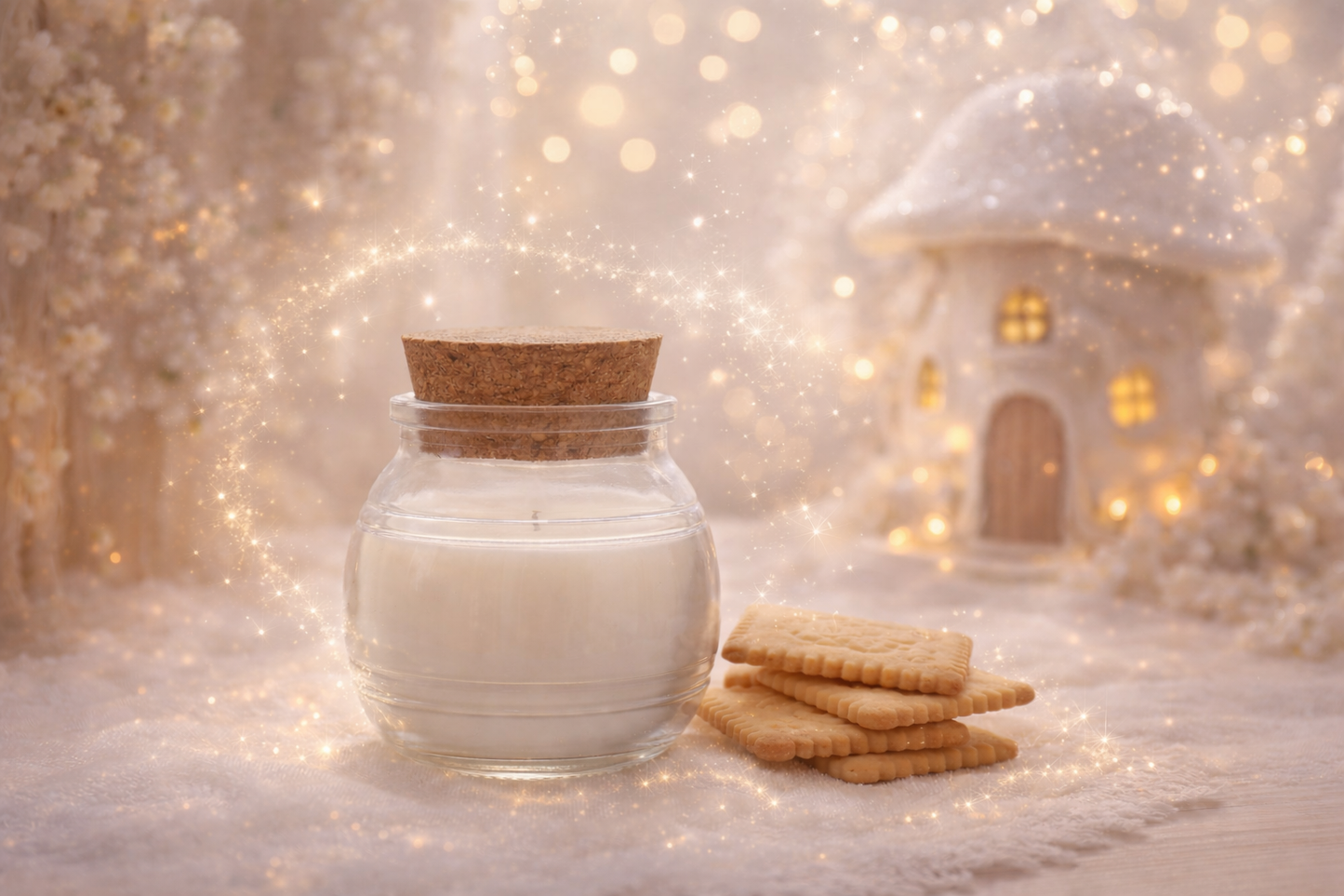 🕯️ Bougie parfumée classique - Petit beurre