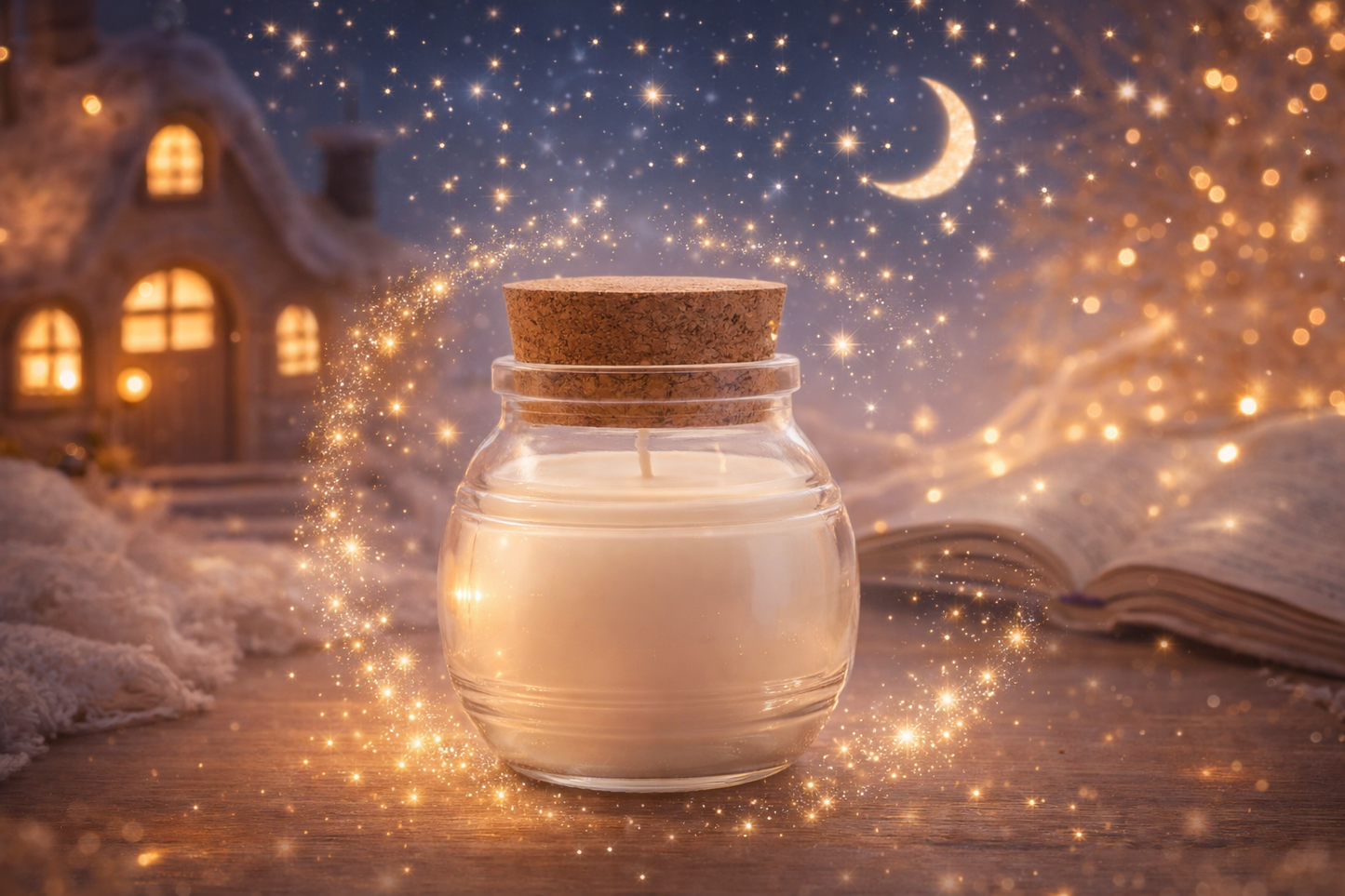 🕯️ Bougie parfumée classique - Nuit étoilée