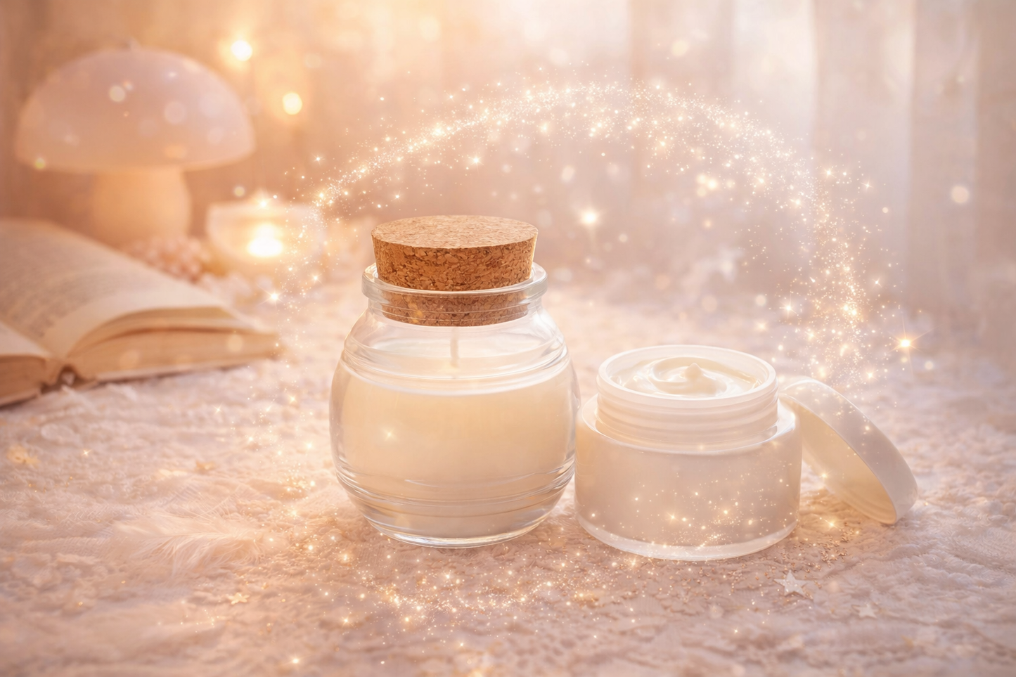🕯️ Bougie parfumée classique - Crème de soin