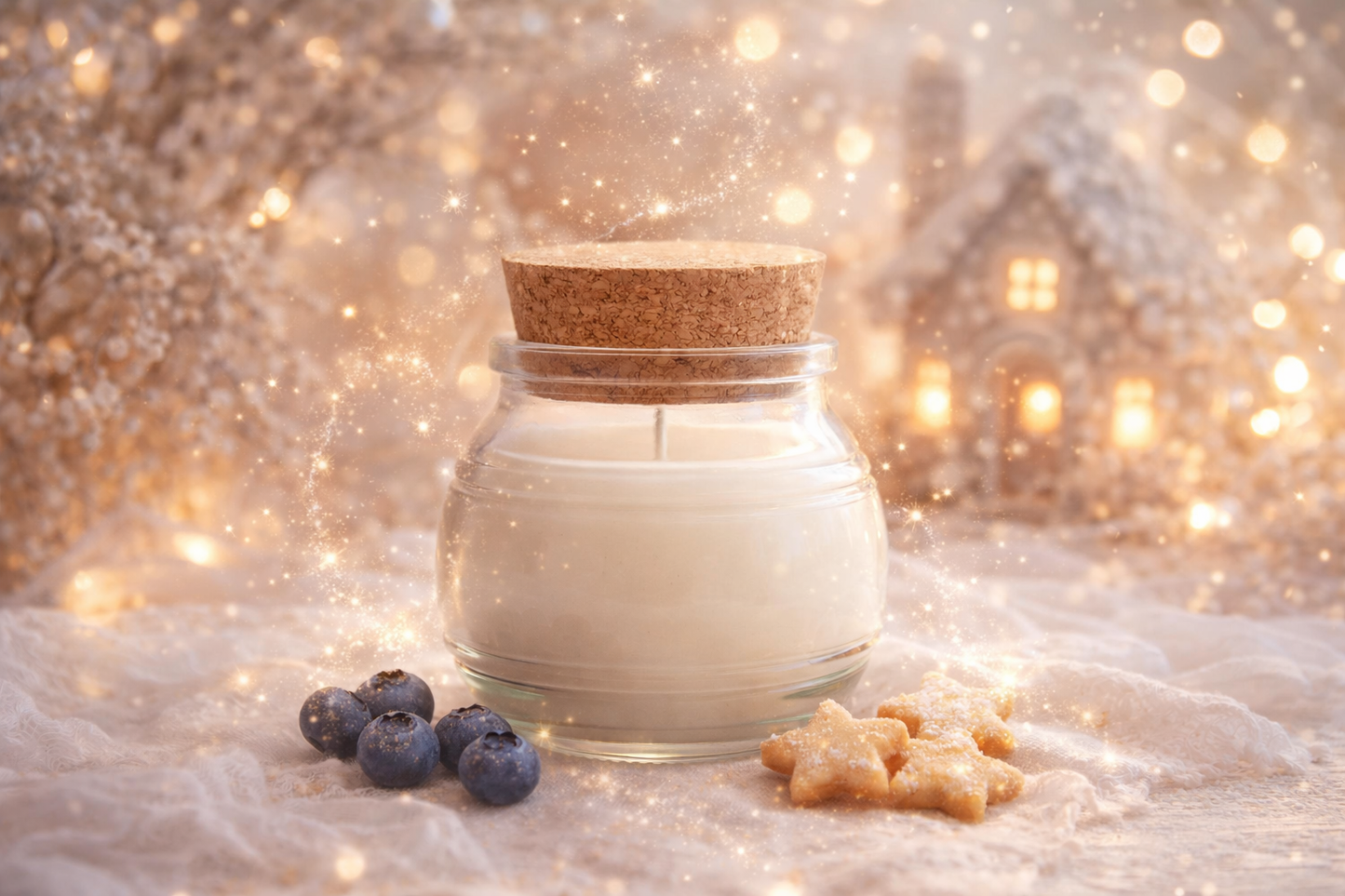 🕯️ Bougie parfumée classique - Myrtille gourmande