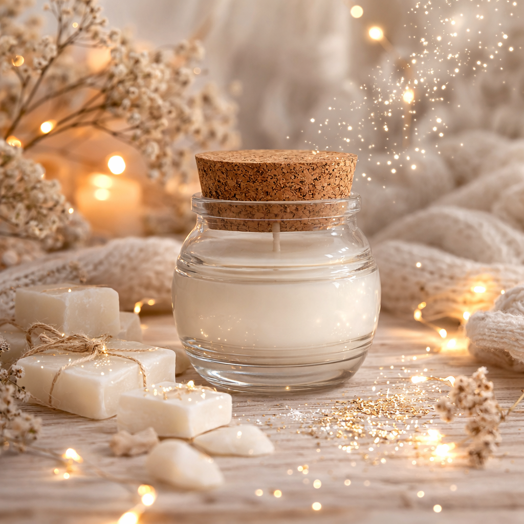 🕯️ Bougie parfumée classique - Savon