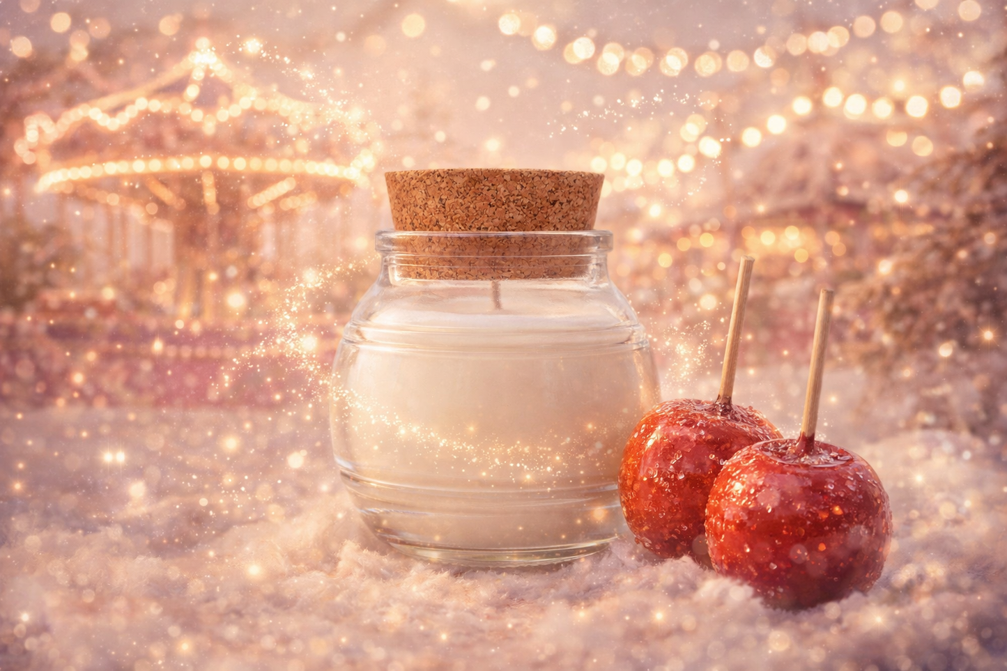 🕯️ Bougie parfumée classique - Pomme d'amour