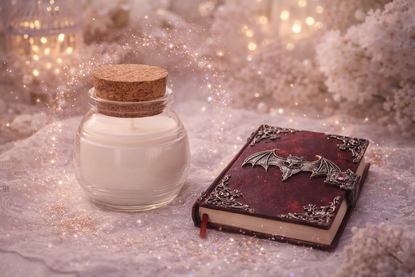 🕯️ Bougie parfumée classique - Journal du vampire