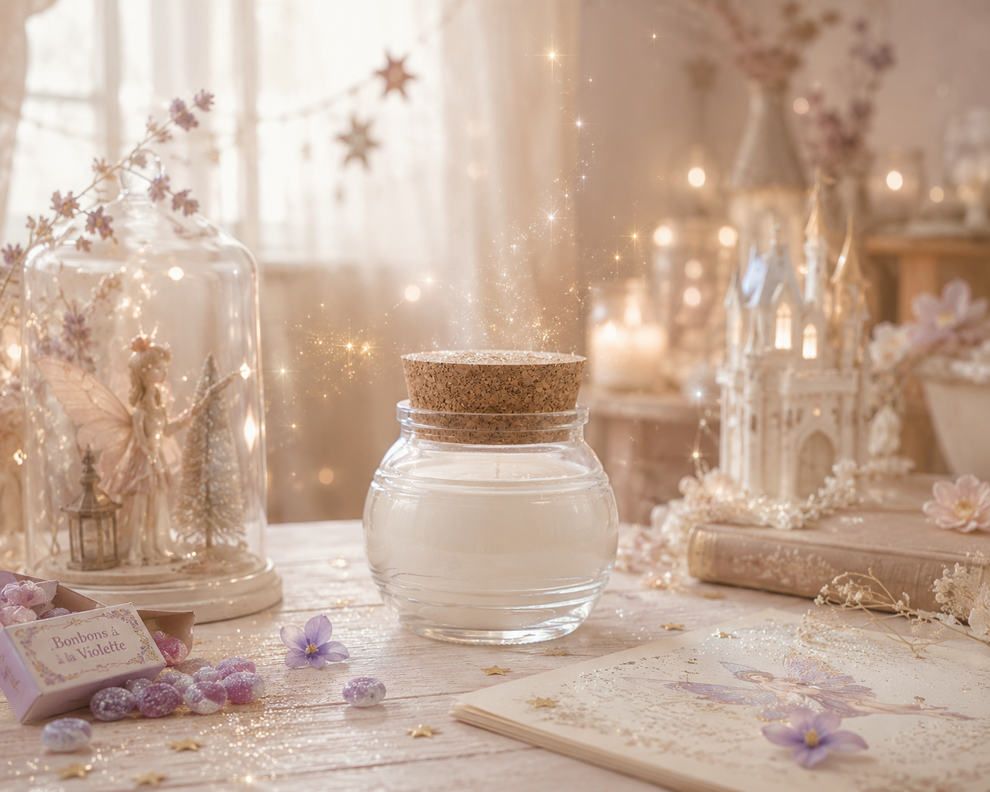 🕯️ Bougie parfumée classique - Violette