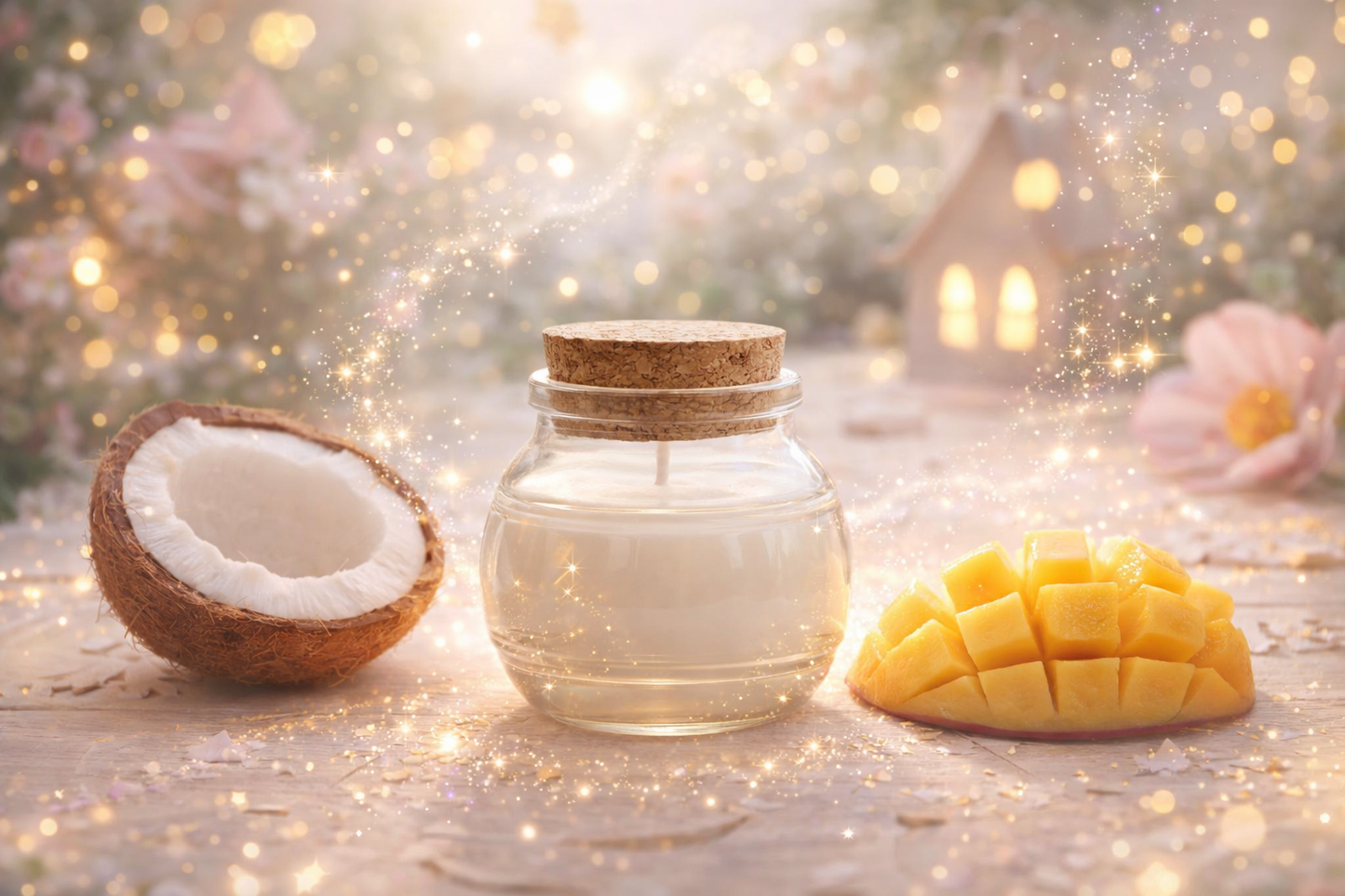 🕯️ Bougie parfumée classique - Coco mangue
