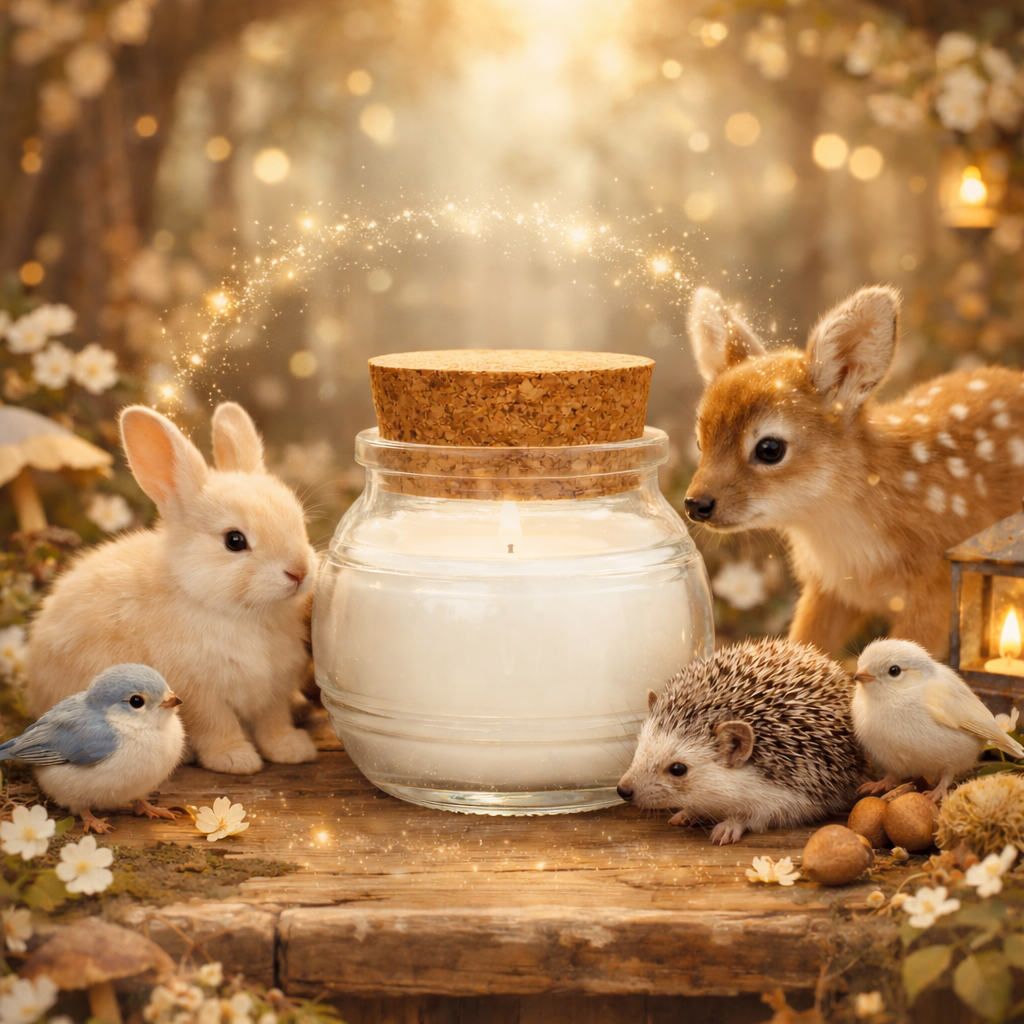 🕯️ Bougie parfumée classique - Forêt enchantée