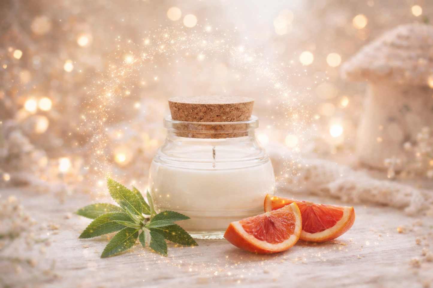 🕯️ Bougie parfumée classique - Verveine et orange sanguine