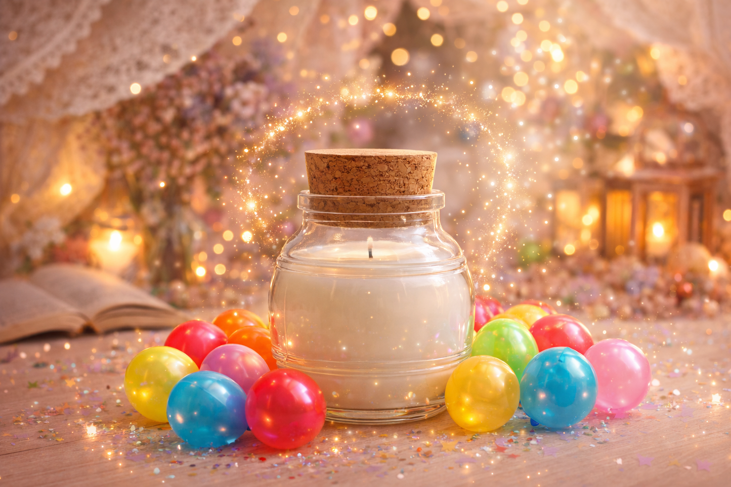 🕯️ Bougie parfumée classique - En haut