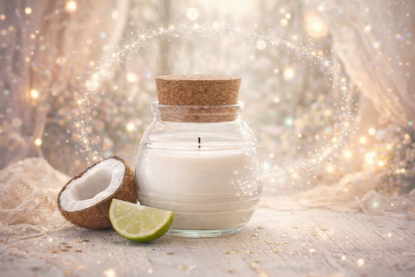 🕯️ Bougie parfumée classique - Coco - citron vert