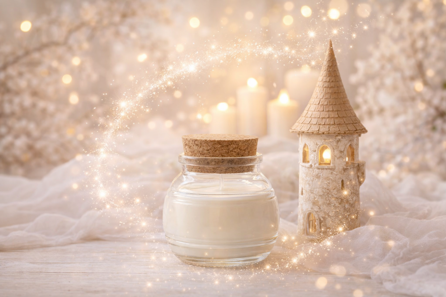 🕯️ Bougie parfumée classique - Raiponce