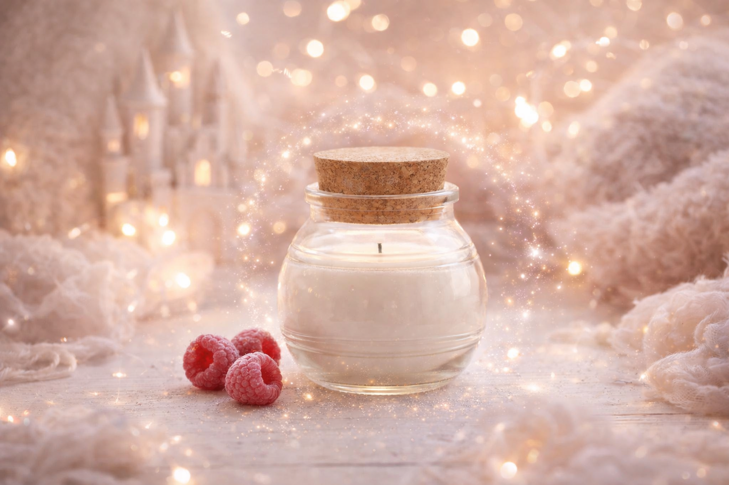 🕯️ Bougie parfumée classique - Framboise