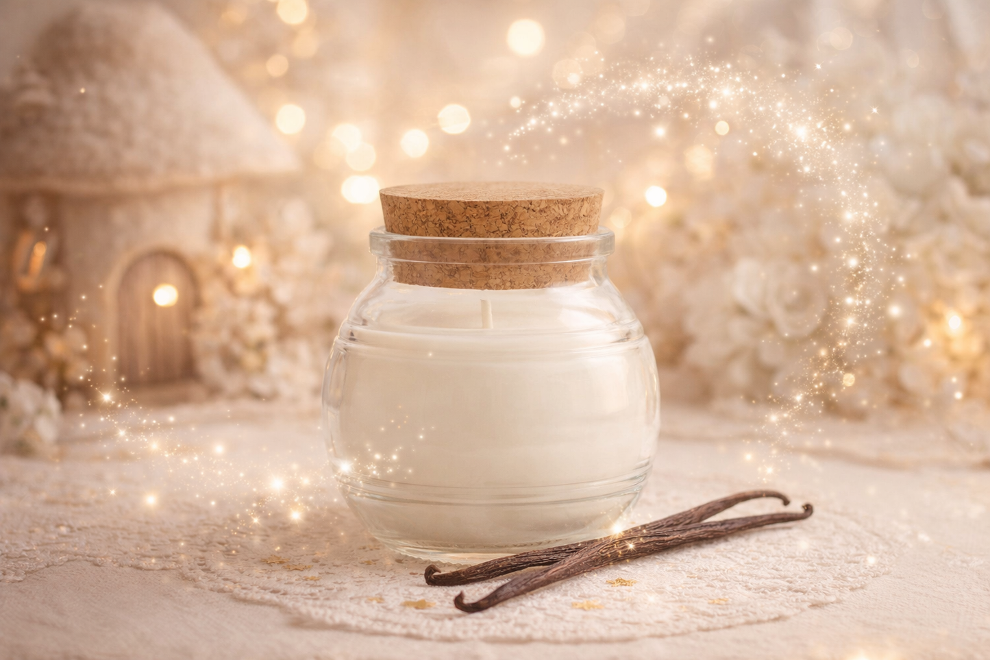 🕯️ Bougie parfumée classique - Vanille