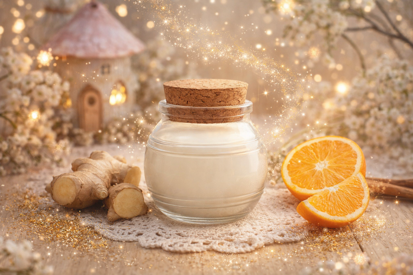 🕯️ Bougie parfumée classique - Gingembre et orange