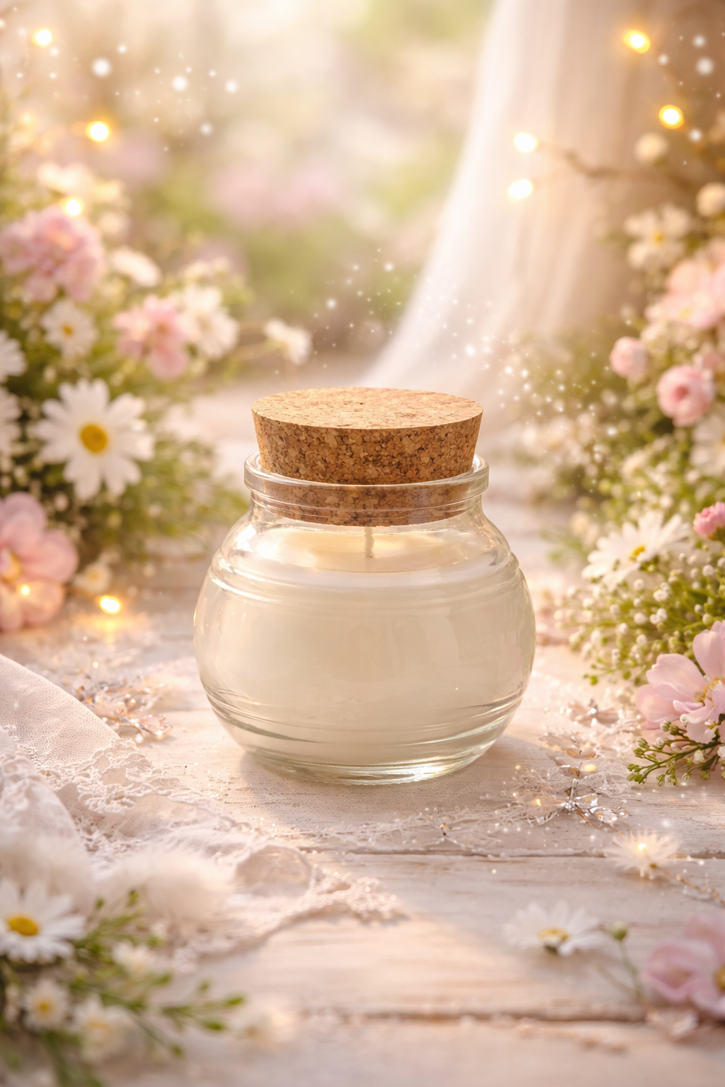 🕯️ Bougie parfumée classique - Jardin printanier
