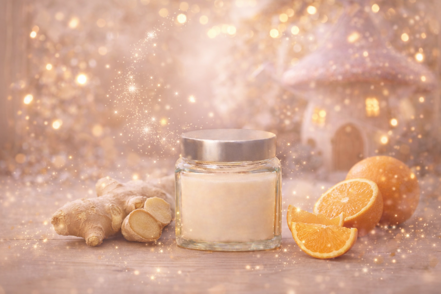 🕯️ Bougie parfumée classique - Gingembre et orange