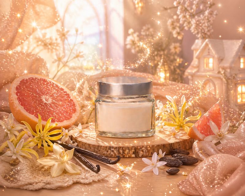🕯️ Bougie parfumée classique - Ombre et lumière